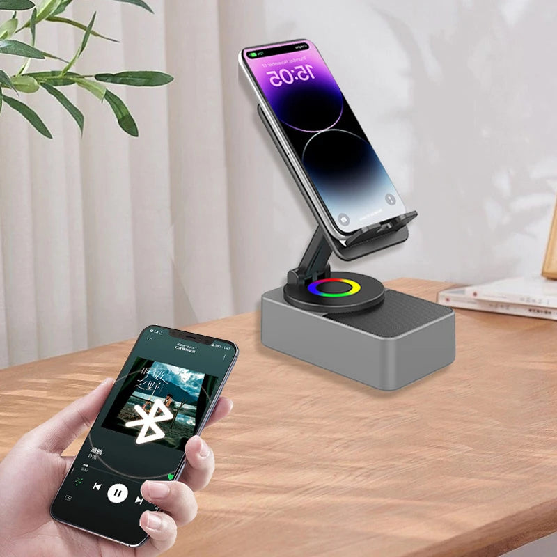 Mobile Phone Holder with Speaker